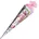 Roth eckig 850 mm Glitter Tüllverschluss mit Glitter und 85 cm 1x