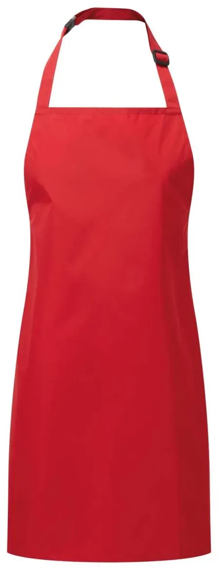 Premier Workwear Kinder Childrens' Waterproof Apron Latzschürze PR145 red (ca. pantone 201c) 43 x 53 cm (3-6 years)