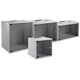 EFB-Elektronik 19" 15HE Wandgehäuse Basic, FLAT-Pack, Tiefe 450mm, RAL7035