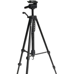 InLine  Stativ für Digitalkameras und Videokameras, Aluminium, schwarz, Höhe max. 1,06m (Metall), Stativ, Schwarz