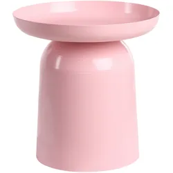 Beistelltisch TORRENS Metall Pastellrosa