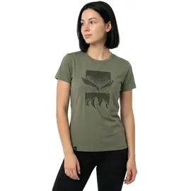 Salewa Eagle 3cime Kurzarm-t-shirt - Faded Green - 2XS