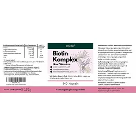 Exvital Biotin Komplex Kapseln 240 St.