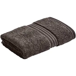 Waschlappen CHRISTY "SUPREME", grau (graphite), B:33cm L:33cm, Waschlappen, Premium-Waschlappen in Luxusqualität, 650g/m2, 33x33cm, 6er Set