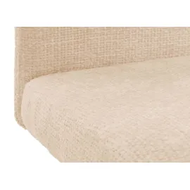 Mendler Esszimmerstuhl HWC-G55 Stoff Chenille creme 2er Set