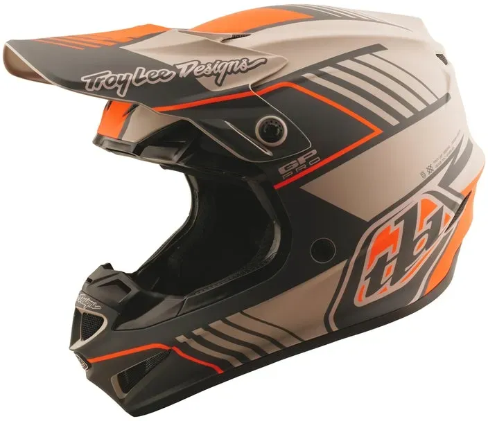 Troy Lee Designs Gp Pro Segment Motocrosshelm Taupe - XL