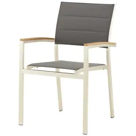 a casa mia Stapelsessel Kansas 2 56 x 57 x 86 cm grau