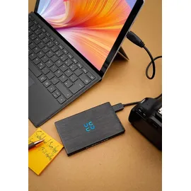 Hurricane GD25612 Externe Festplatte 2TB 2,5" USB 3.0 Speicher für PC Ps4 Ps5 Xbox kompatibel mit Windows Mac Linux
