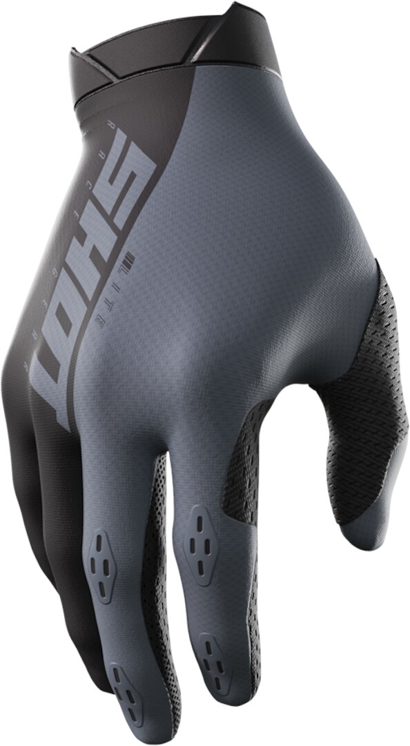 Shot Lite Motorcross handschoenen, zwart-grijs, XL