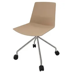 Quadrifoglio Besucherstuhl Clue OCLUEA02 BAF05 BG beige Kunststoff