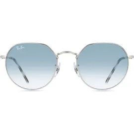 Ray-Ban RB3565 Unisex-Sonnenbrille Vollrand Quadratisch Metall-Gestell, silber