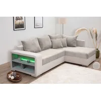 Collection AB »L-Form« Regalarmlehne mit LED RGB Beleuchtung,Bettfunktion und Bettkasten