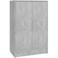 VidaXL Schuhschrank Betongrau 60x35x92 cm Holzwerkstoff