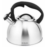 Michelino Flötenkessel 2,4 l schwarz