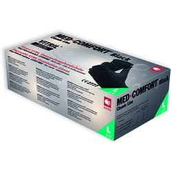 MED-COMFORT Vitril Schwarz Einmalhandschuhe Vinyl-Nitril Schutz- und Untersuchun...