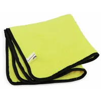 Herrmann Dunlop Mikrofaser-Autotrocknungstuch – Reinigungstuch – Mikrofasertuch – Reinigungstuch – Fenstertuch – 40 x 40 cm Gelb
