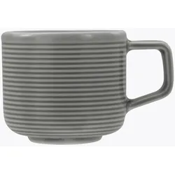 CreaTable Session Espressotasse Grau mit Untertasse
