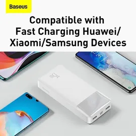 Baseus Bipow 20000mAh 15W Weiss OS (PPBD050102)
