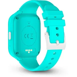 SPC Smartee 4G Kids BT 40 mm Kunststoffgehäuse Türkis Silikonarmband Türkis M