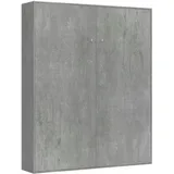 Itamoby Kentaro vertikales Klapp-Doppelbett Cemento Klappbett