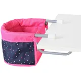 Bayer Chic 2000 CHIC2000 Puppentischsitz, Konfetti, pink, 735-84