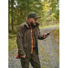 PINEWOOD Jacke suede brown, S