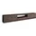 SKRAUT HOME Lowboard 310x50x37 cm Dunkler Eiche/Schwarz Holzwerkstoff
