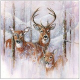 Ambiente® Serviette "Wildtiere im Winter"