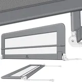 Kesser Bettschutzgitter 150 cm 42 cm Hellgrau