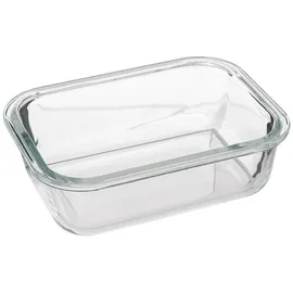 5Five Lebensmittelbehälter aus Glas mit luftdichtem Deckel, transparent