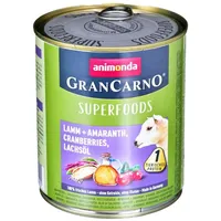 Animonda GranCarno Superfoods Lamm + Amaranth, Cranberries, Lachsöl
