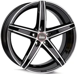 MAM Wheels Ox-18 Black Front Polish 8.5x19 ET 35 5/120 Alufelge Schwarz