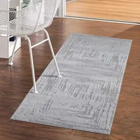 Carpet City "FLAIR171", grau, B:80cm H:11mm L:300cm, Obermaterial: 50%
