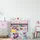 Relaxdays Kinderregal mit 6 Aufbewahrungsboxen 66 x 63 x 30 cm mehrfarbig