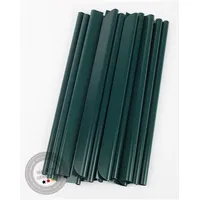 ABZ-Zaunsysteme GmbH ABZ Klemmleisten Omega zu Sicht- u. Windschutz moosgrün - 20 Stück
