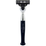 Edwin Jagger Diffusion Series Gillette Mach3 Rasierer, Chrom, Schwarz