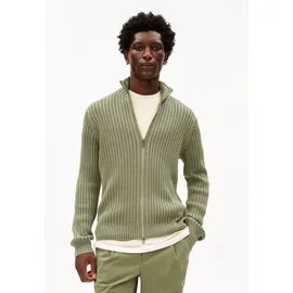 ARMEDANGELS PIGMENT DYE STRICKJACKE | 100% Bio-Baumwolle - grün (M)