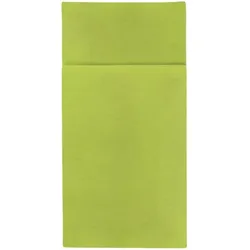 MONOUSO - Besteckservietten Airlaid 40x40cm Pistaziengrün (30 Stück)