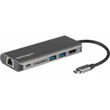 Startech USB-C 6-in-1 Multiport-Adapter, USB-C 3.0 [Stecker] (DKT30CSDHPD)