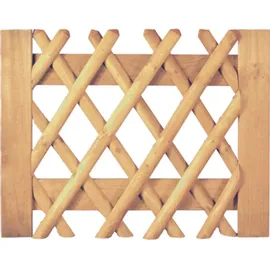 Tetzner & Jentzsch Jägerzaun 100 x 80 cm braun