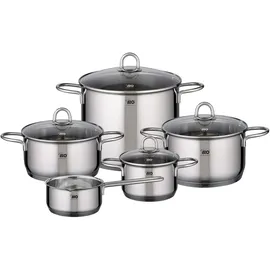 ELO Rubin Topf-Set 5-tlg. 2 x Fleischtopf + Bratentopf + Gemüsetopf + Stielkasserolle