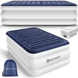 Kesser KESSER® Aufblasbare Matratze Luftbett mit eingebauter elektrischer Pumpe integrierte erhöhte aufblasbare Matratze für Übernachtungsgäste mit Aufbewahrungstasche