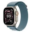 Apple Watch Ultra 3 GPS + Cellular 49mm Natural Titanium Case with Light Blue Alpine Loop - Medium