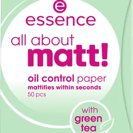 Essence all about matt! oil control paper,