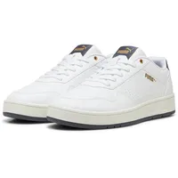 Puma Court Classic Sneaker weiß galaktisch grau gold 42.5 - PUMA White-Galactic gray/PUMA