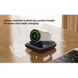 Joyroom JR-WQW02 Magnetisches Ladegerät für Samsung Galaxy Watch Schwarz