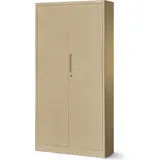 Jan Nowak : Aktenschrank C001 Büroschrank Metallschrank 4 Fachböden Pulverbeschichtet Abschließbar 185 cm x 90 cm x