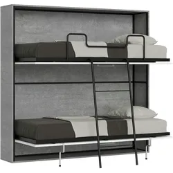 Itamoby Kando Cemento horizontales klappbares Etagenbett