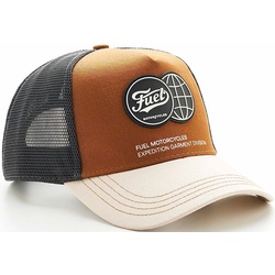 Fuel Logo Trucker Kappe, braun für Männer