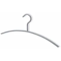 Zack Kleiderbügel Lindos Edelstahl silber, Designer Zack Design, 43 cm